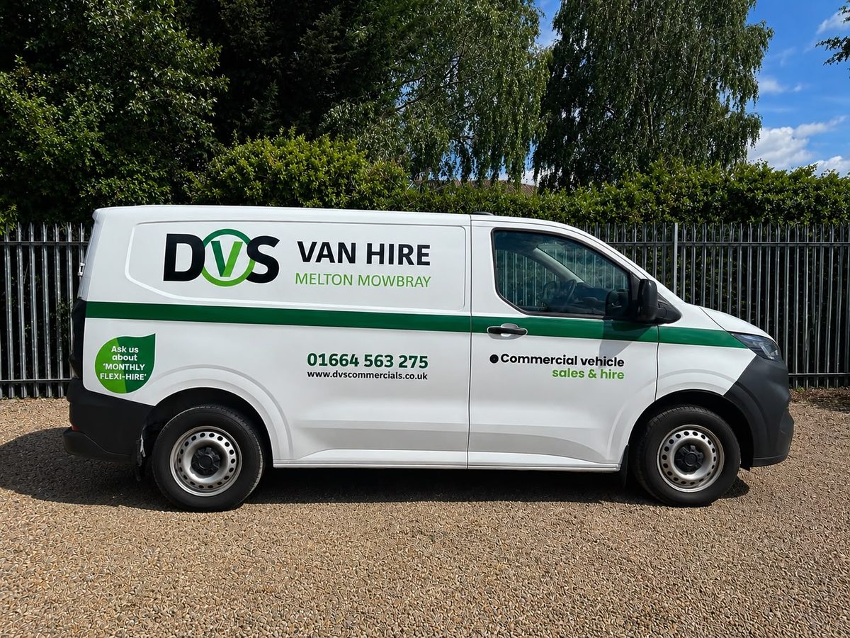 Medium van side profile